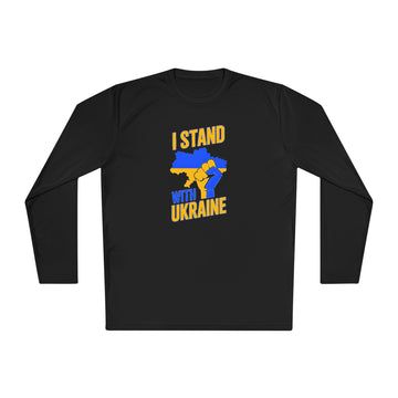 I Stand with Ukraine Moisture-Wicking Long Sleeve Tee