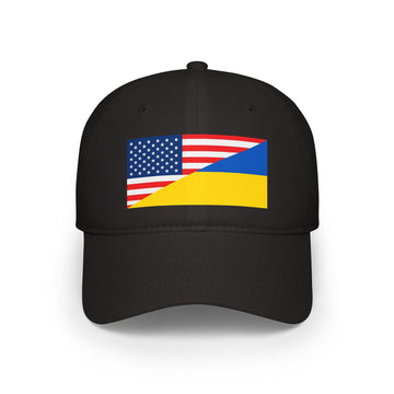 American-Ukrainian Flag Baseball Hat
