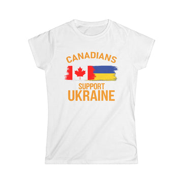 Canadians Support Ukraine Women's Tee