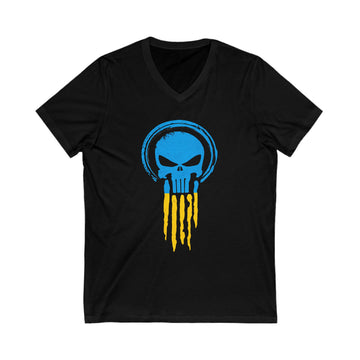 Ukrainian Punisher V-Neck Tee