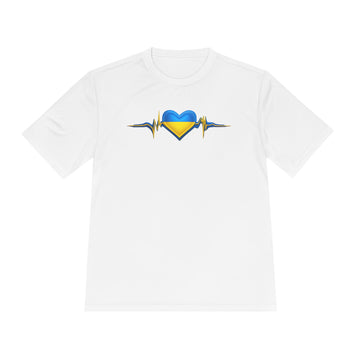 Ukrainian Heartbeat Moisture-Wicking Tee