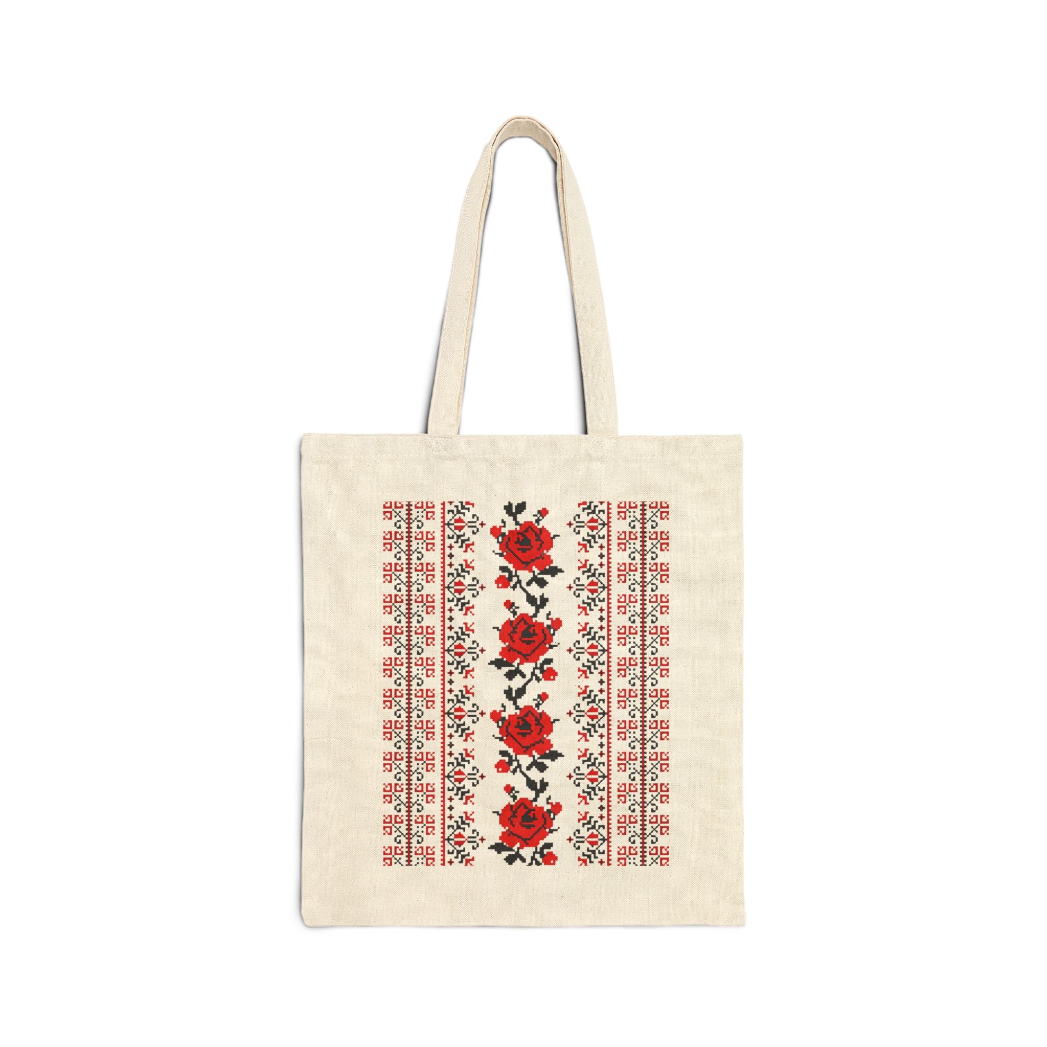 Red Vyshyvanka Tote Bag