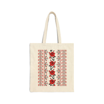 Red Vyshyvanka Tote Bag