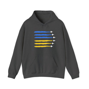 Blue & Yellow Flyover Hoodie