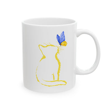 Ukrainian Kitty Ceramic Mug