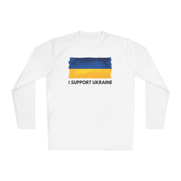 I Support Ukraine Moisture-Wicking Long Sleeve Tee
