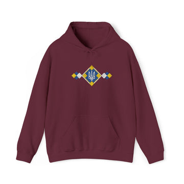 Embroidered Trident Weave Hoodie