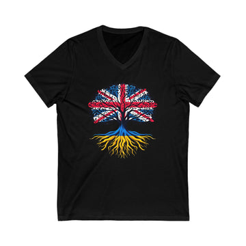 Ukrainian-British Legacy V-Neck Tee