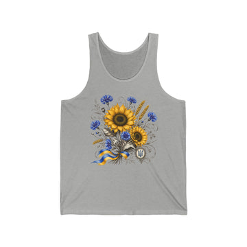 Sunflower & Cornflower Glory Tank Top