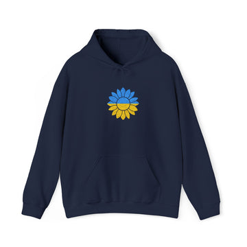 Embroidered Ukrainian Sunflower Hoodie