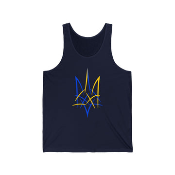 Abstract Tryzub Tank Top