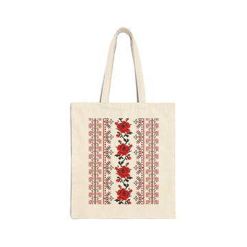 Red Vyshyvanka Tote Bag