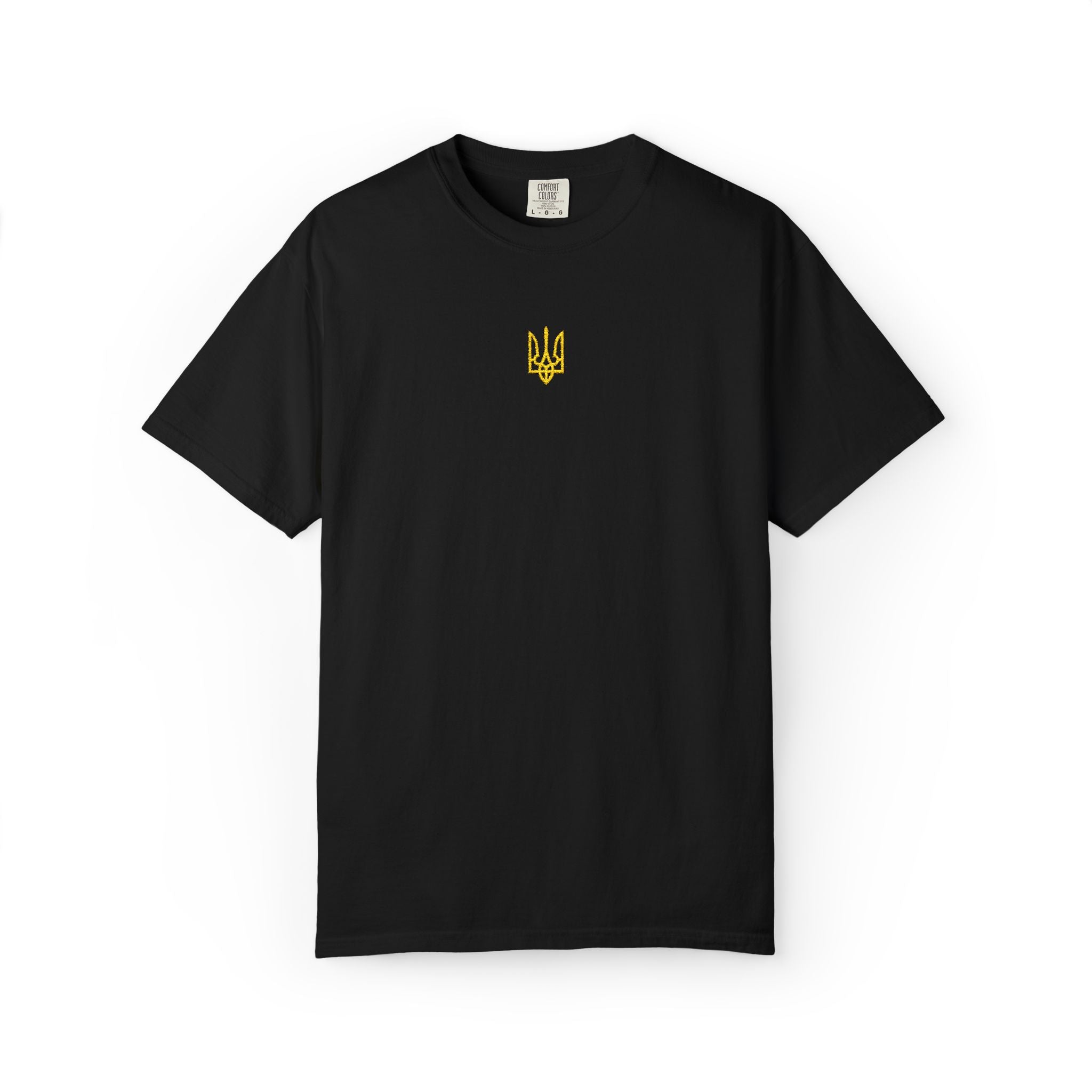 Embroidered Yellow Trident T-Shirt