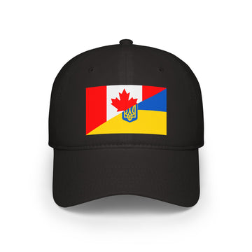 Canadian-Ukrainian Flag Baseball Hat