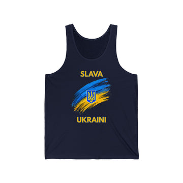 Slava Ukraini Graphic Tank Top