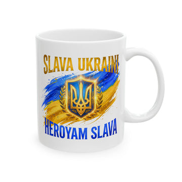 Slava Ukraini-Heroyam Slava Ceramic Mug