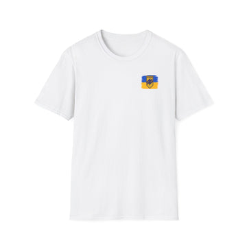 Azov Logo with Support Azov (back) T-Shirt