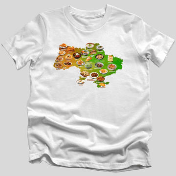 Map of Ukrainian Dishes T-Shirt