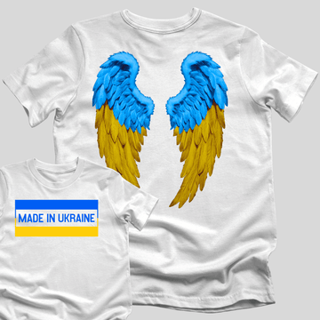 Made In Ukraine with Wings of Freedom (back) T-Shirt