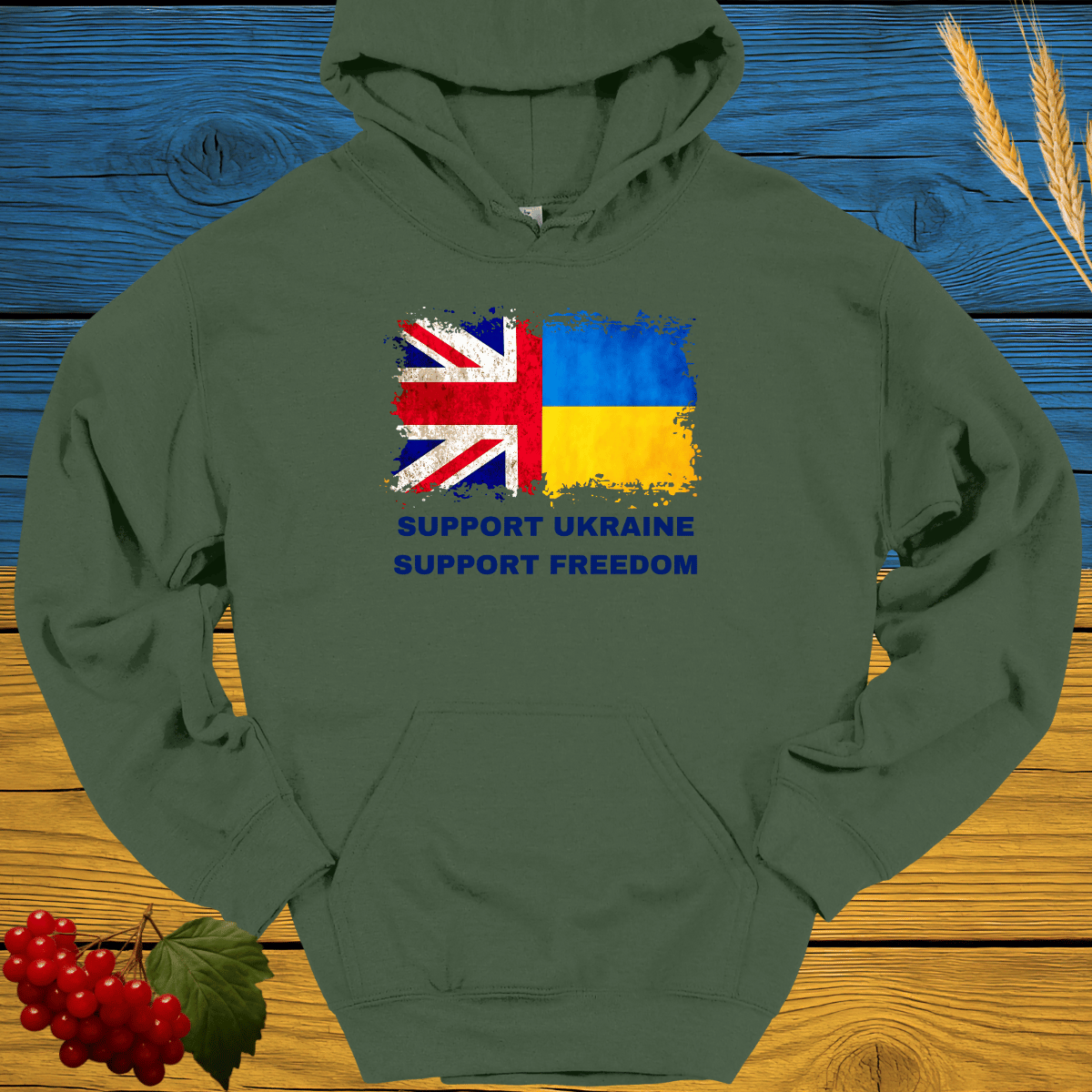 Support Ukraine Support Freedom (UK) Hoodie