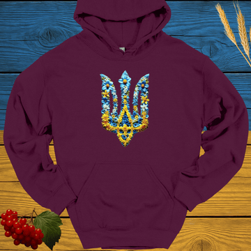 Floral Trident Hoodie