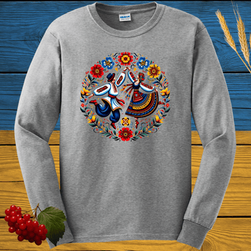 In the Rhythm of Embroidery Long Sleeve Tee