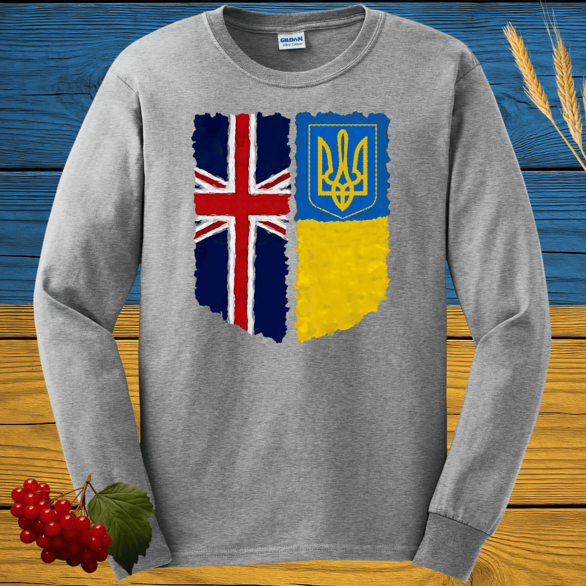 UK-UA Stand Together Long Sleeve Tee