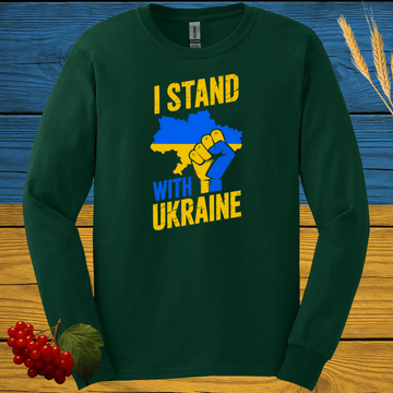 I Stand With Ukraine Long Sleeve Tee