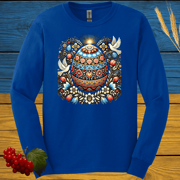 Pysanka of Peace and Unity Long Sleeve Tee