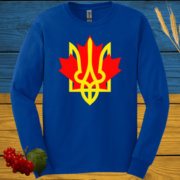Maple Meets Trident Long Sleeve Tee
