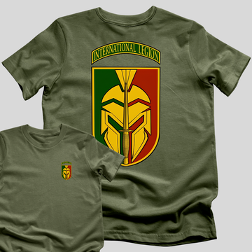 1st Battalion International Legion (front and back) T-Shirt