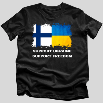 Support Ukraine, Support Freedom (Finland) T-Shirt