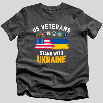 US Veterans Stand With Ukraine T-Shirt
