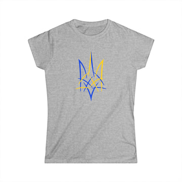 Abstract Tryzub Women's Tee