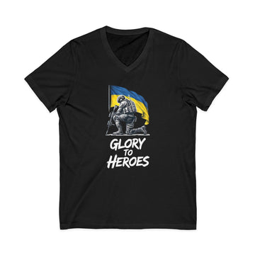 Glory To Heroes V-Neck Tee