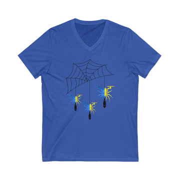 Spiderweb V-Neck Tee