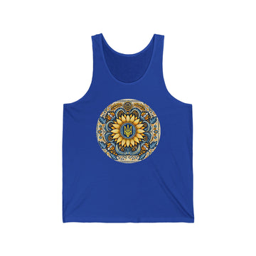 Tryzub on the Sunflower Tank Top