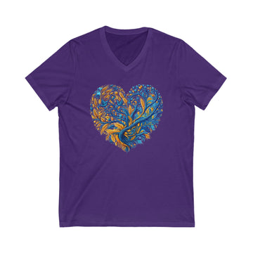 Vibrance of Love V-Neck Tee