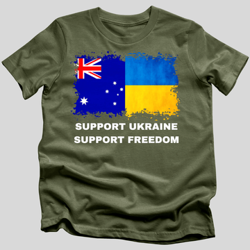 Support Ukraine, Support Freedom (Australia) T-Shirt