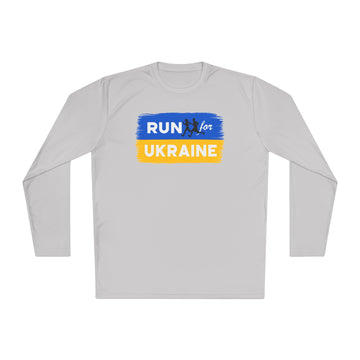 Run for Ukraine Moisture-Wicking Long Sleeve Tee