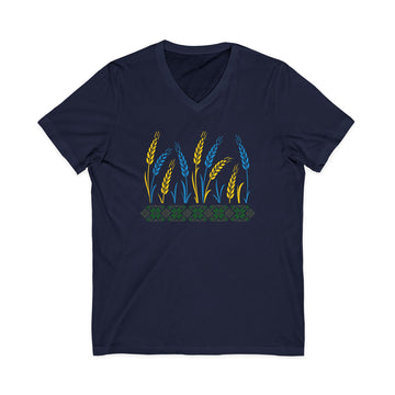 Wheat of Ukraine V-Neck Tee