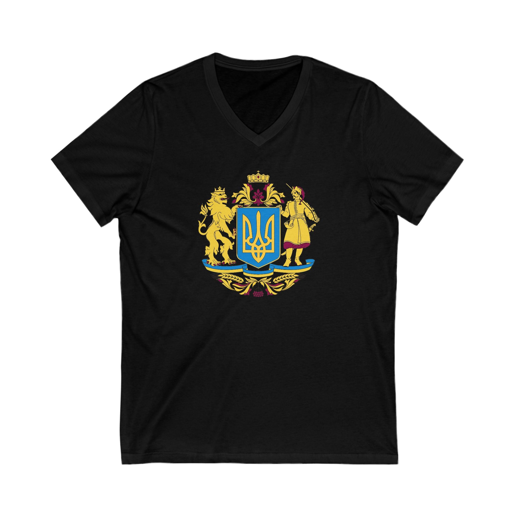 Coat of Arms of Ukraine V-Neck Tee