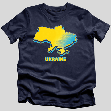 Футболка з картою України