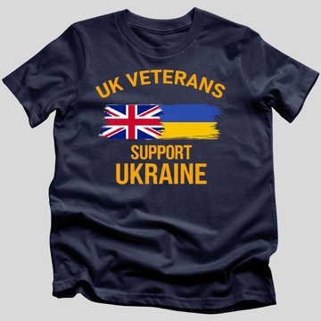 UK Veterans Support Ukraine T-Shirt
