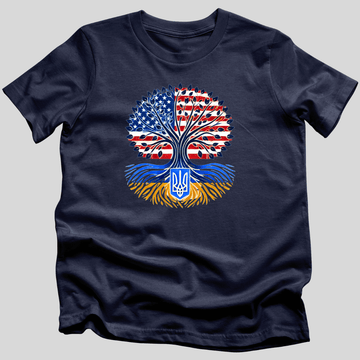 Nations United: Ukraine & USA T-Shirt