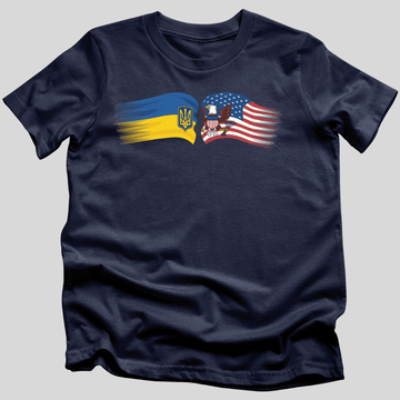 Wings of Liberty: Ukraine and USA Together T-Shirt