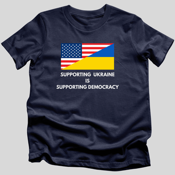 Supporting Ukraine is Supporting Democracy T-Shirt