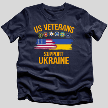 US Veterans Support Ukraine T-Shirt