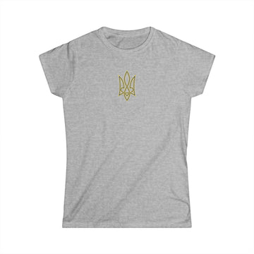 Blue and Yellow Trident Women's Tee