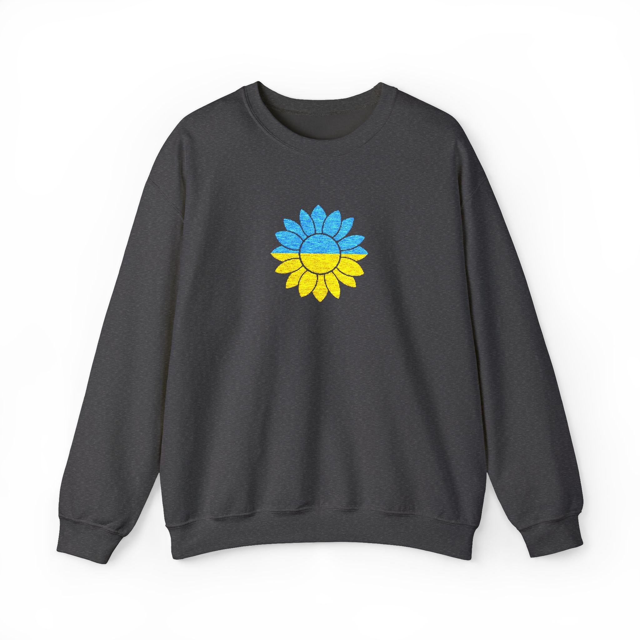 Embroidered Ukrainian Sunflower Sweatshirt
